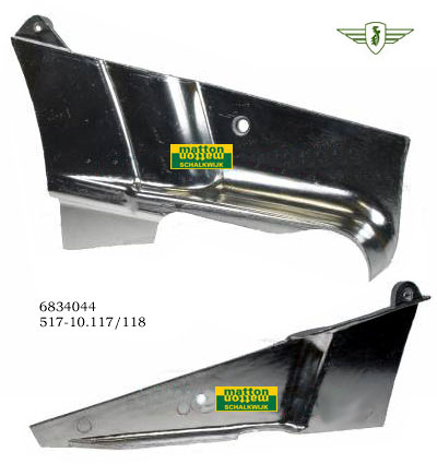 6834044 Framefairingset alu LH+RH Zundapp 517