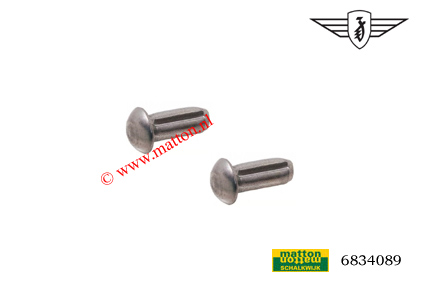 6834089 9002 Kerfnagel voor frame typeplaatje Zundapp