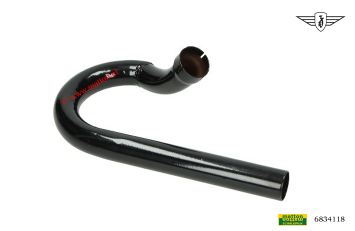 6834118 Uitlaatbocht Zundapp Hai CX25 36/32mm zwart