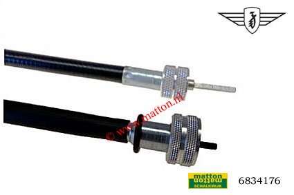 6834176 Tellerkabel zwart 885mm Zundapp GS125