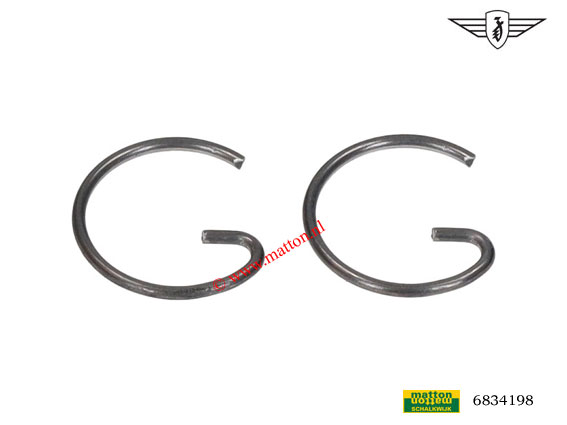 6834198 Pistonpen borgveerset Zundapp KS125