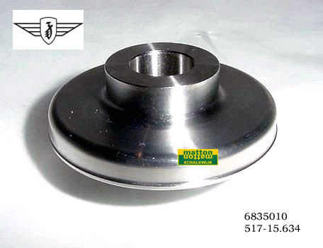 6835010 0403 Voorwiel afstandsbus RVS Zundapp 517