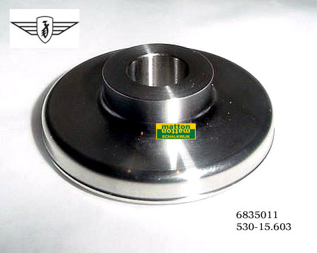 6835011 0403 Voorwiel afstandsbus RVS Zundapp 529