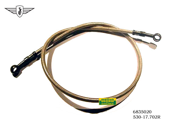 6835020 Bremsschlauch flex Edelstahl 800mm Zundapp 530