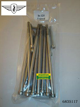 6835224 Blokboutenset inbus verzinkt Zundapp KS125