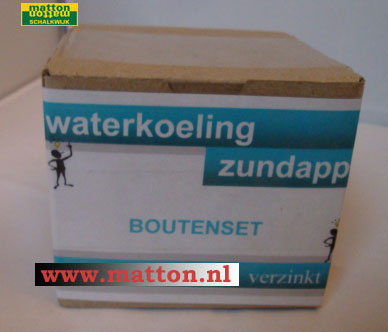 6835124 Boutenset waterkoeling verzinkt Zundapp