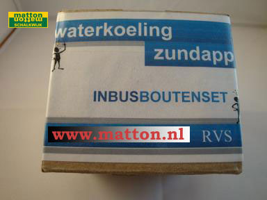 6835126 Schraubensatz Innensechskant Wasserkühlung Edelstahl Zun