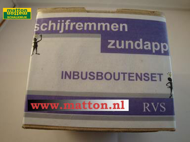 6835129 Schraubensatz hexagon Bremsscheibe Edelstahl Zundapp