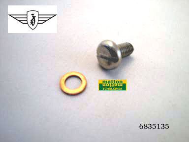 6835135 Oil level bolt stainless Zundapp