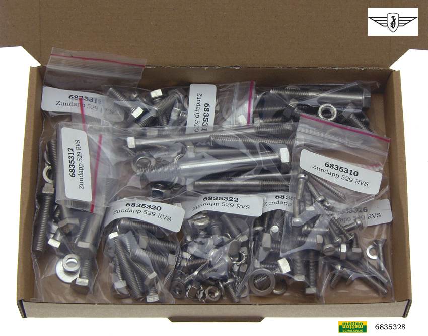 6835328 Zundapp 529-530 complete boutenset