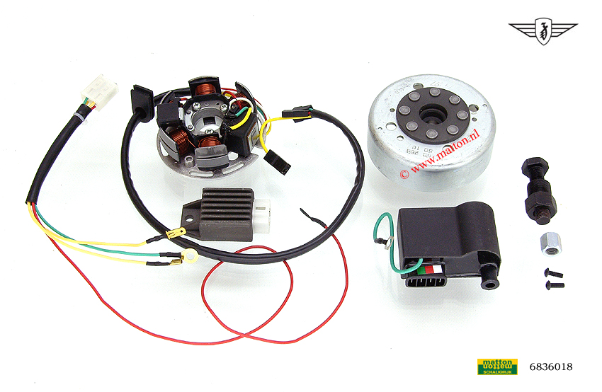 6836018 Ontsteking Zundapp KS50 KS100 4V Kokusan 12V