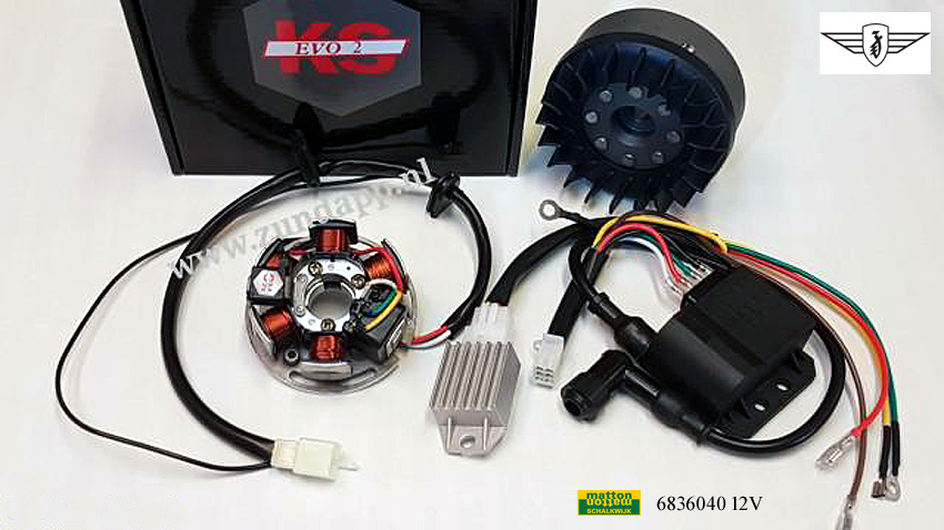 6836040 Ontsteking Zundapp KS80 12V Kokusan EVO2