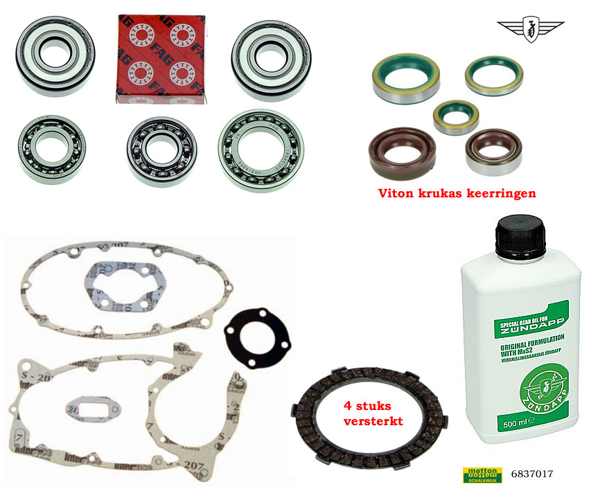 6837017 Revisieset 4 FAG Zundapp 4V
