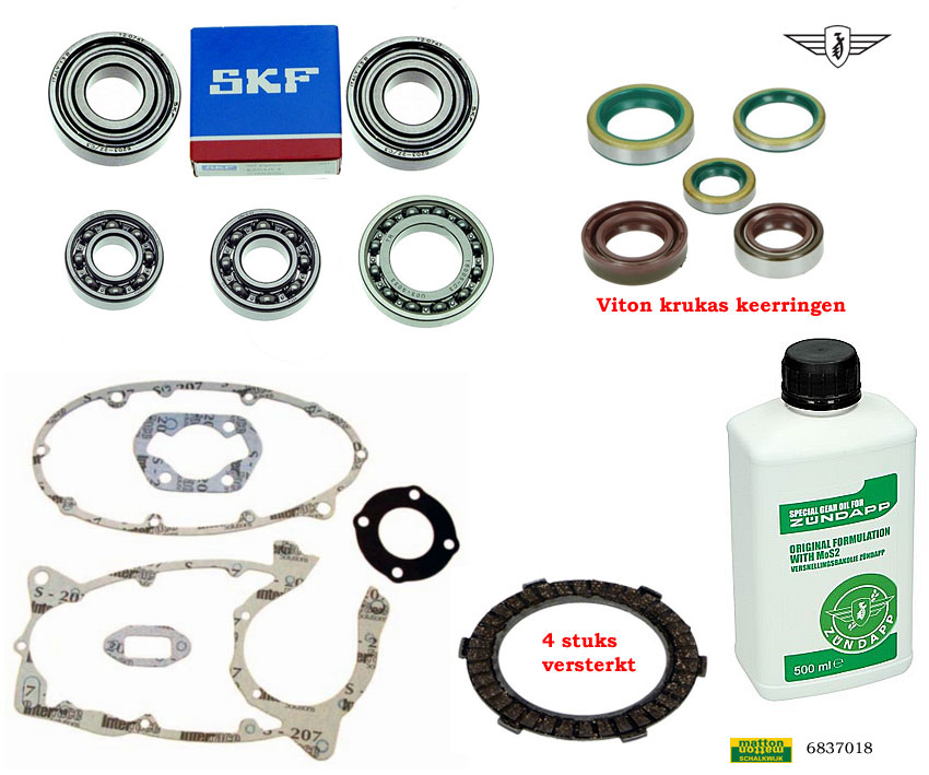 6837018 Revisieset 4 SKF Zundapp 4V