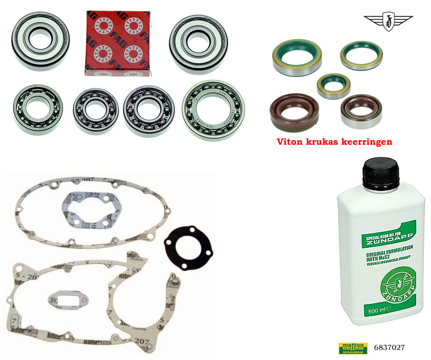 6837027 Revisieset 4 FAG Zundapp 5V