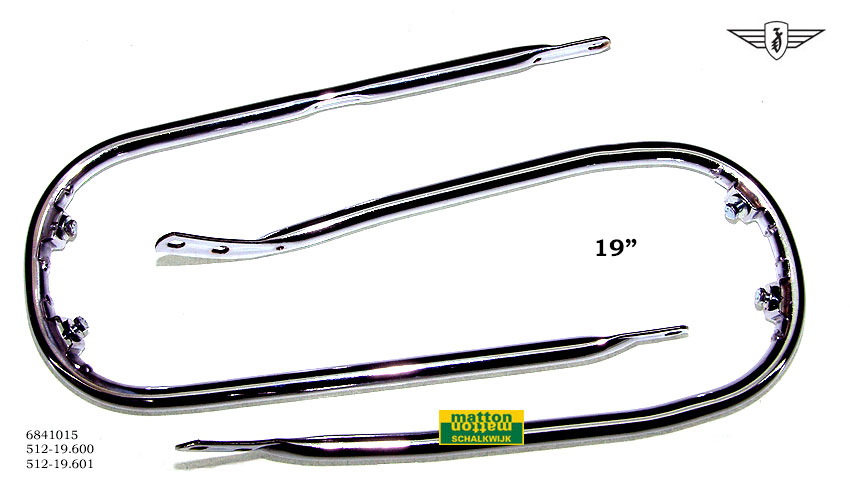 6841015 6012 Mounting bracket set Zundapp 19"