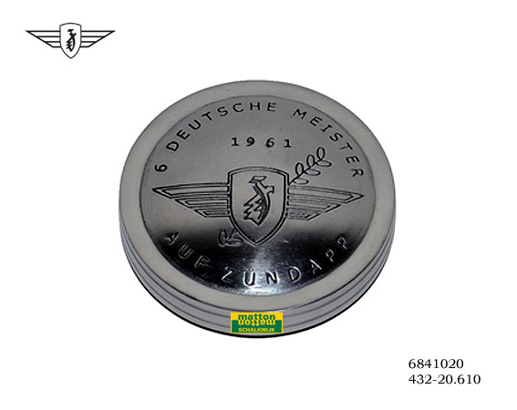 6841020 4108 Tankverschluss Aluminium mit Logo Zundapp