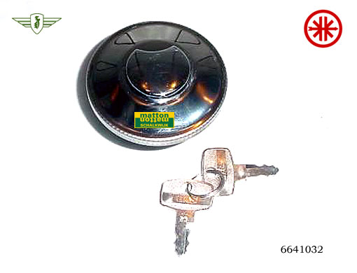 6641032 4109 Tankdop RVS met slot Zundapp/Kreidler