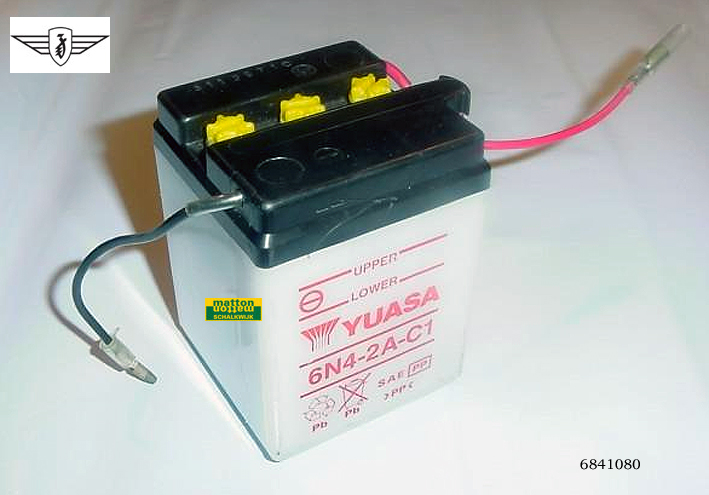 6841080 Accu 6N4-2A-C1 Yuasa Zundapp