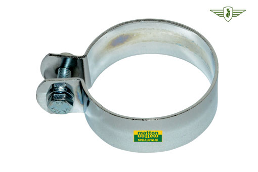 6850040 6509 Uitlaatklem Zundapp 70mm breed chroom