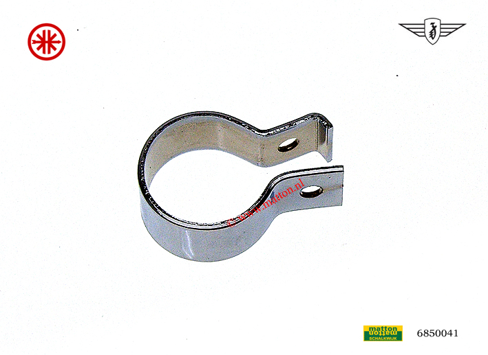 6850041 Uitlaatklem Zundapp 34mm chroom