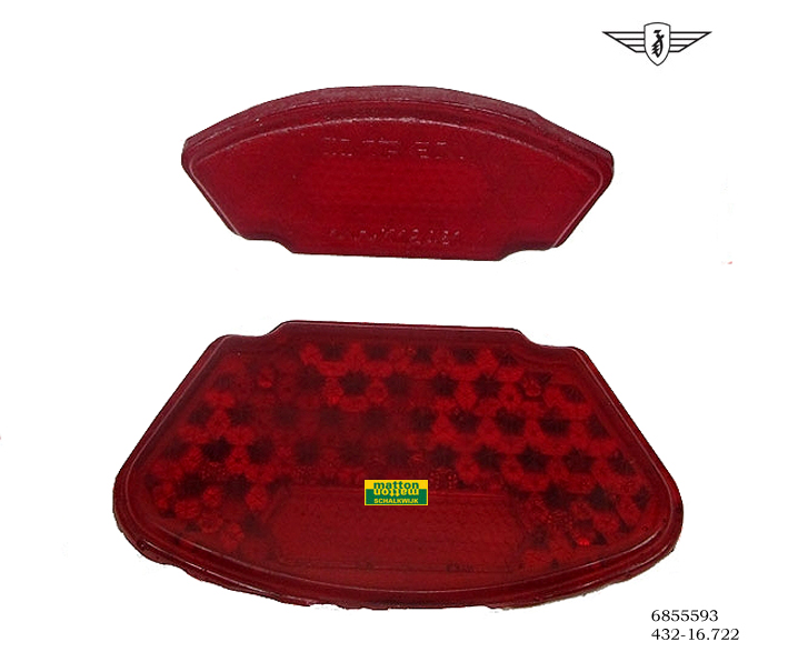 6855593 Achterlichtglasset zandloper Zundapp 510