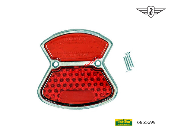 6855595 Achterlichtglas Zundapp 510 Supercombinete zandloper