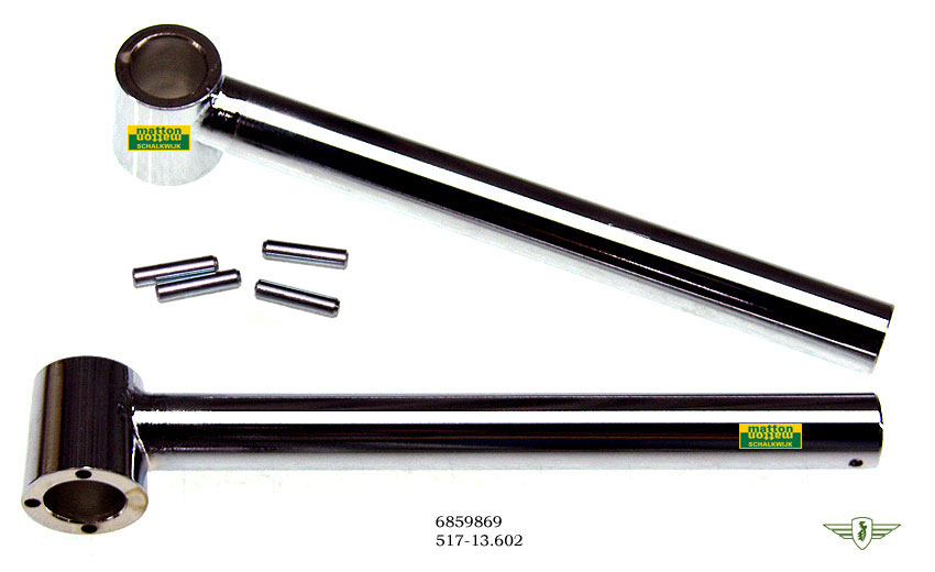 6859869 Clip-on stuur set Zundapp chroom