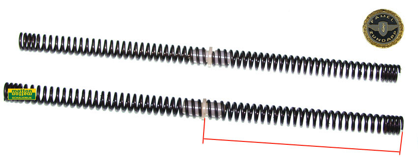 8600490 Voorvorkveer los voor Zundapp Famel KS/GTS