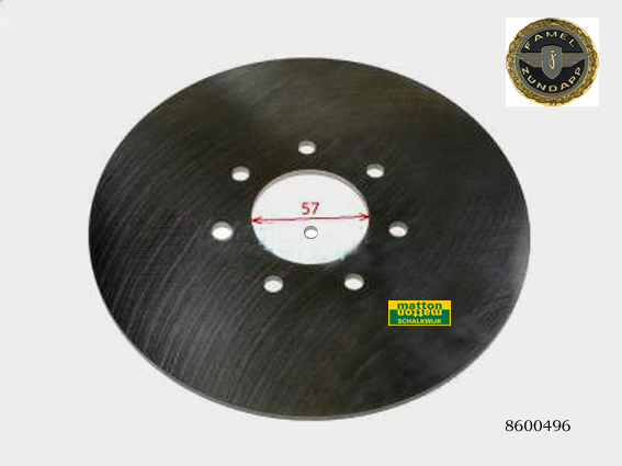8600496 Remschijf Zundapp Famel 7 gaats