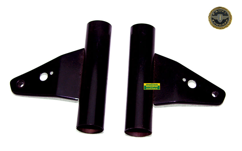 8600859 Koplampoor set L+R in zwart voor Zundapp Famel Flash