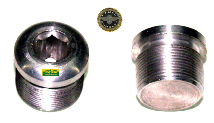 8600902 Binnenpootdop aluminium Zundapp Famel KS/GTS