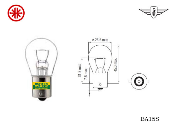 5642090 Lamp BA15S 6V 21W groot