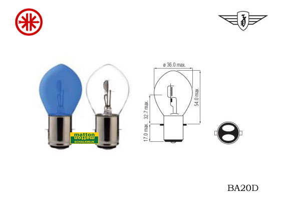 5642150 0404 Lamp BA20D 6V 15/15W