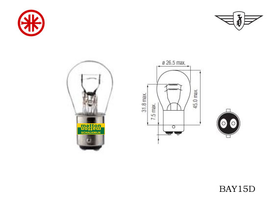 5642130 Lamp BAY15D 6V 18/5W