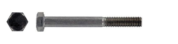 7015005 DIN 931 Zeskantbout RVS M6x35