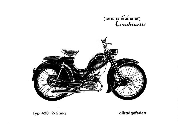6860200 Onderdelenboek Zundapp 423